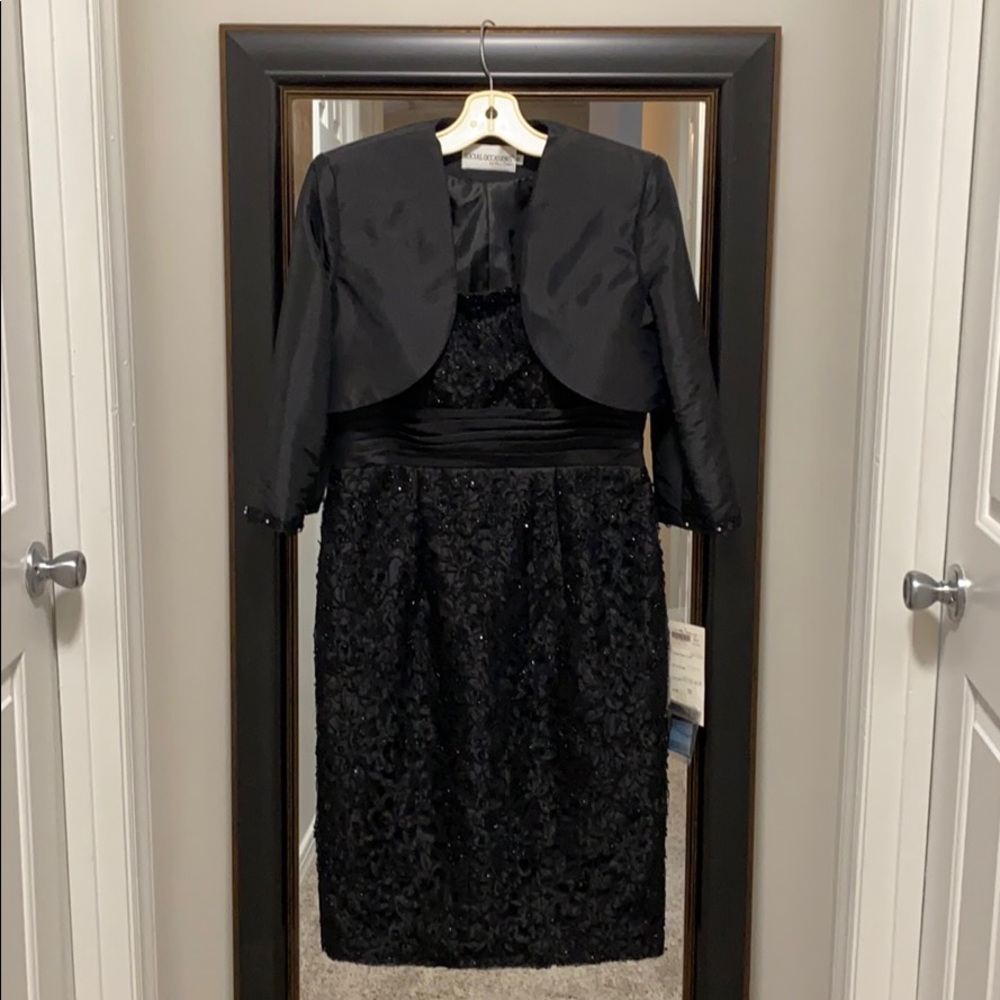 Special Occasions “Mon Cheri”  Black Sequin Dress